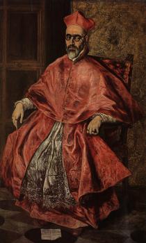 埃爾 格列柯 Portrait of a Cardinal